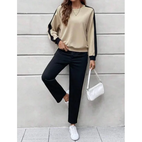 Kadın Iki Iplik şerit Detaylı Ikili Takım