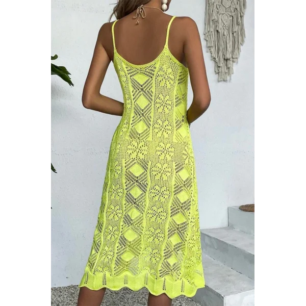 Kadın Ince Askılı Triko Elbise