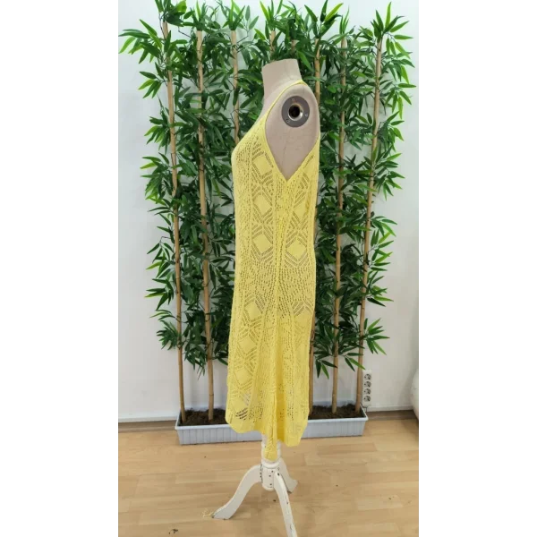 Kadın Ince Askılı Triko Elbise