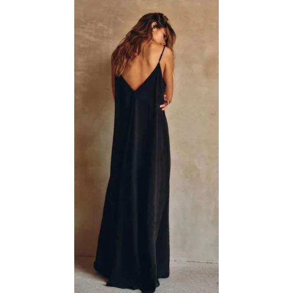 Kadın Ip Askılı Salaş Süprem Kumaş Elbise