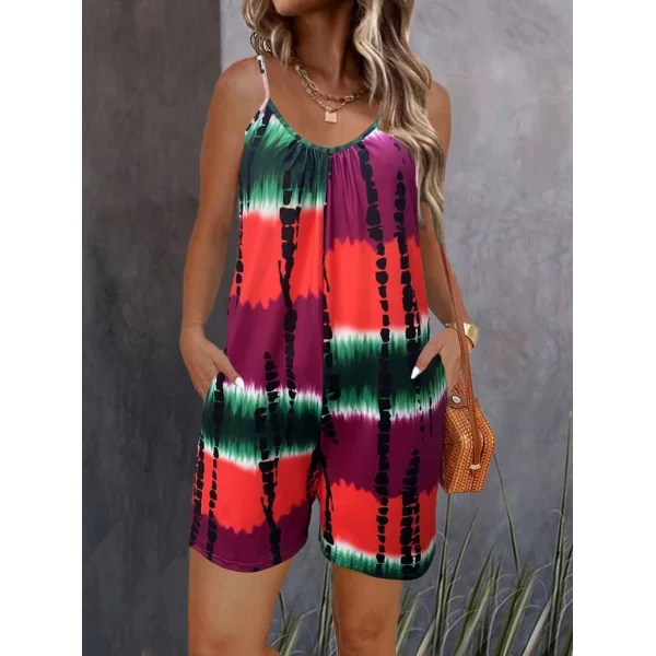 Kadın Ip Askılı Yuvarlak Yaka Cepli Kısa şort Süprem Takım