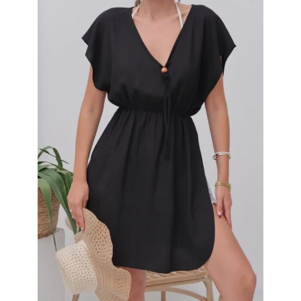 Kadın Ip Ve Bel Büzgü Detay Pareo