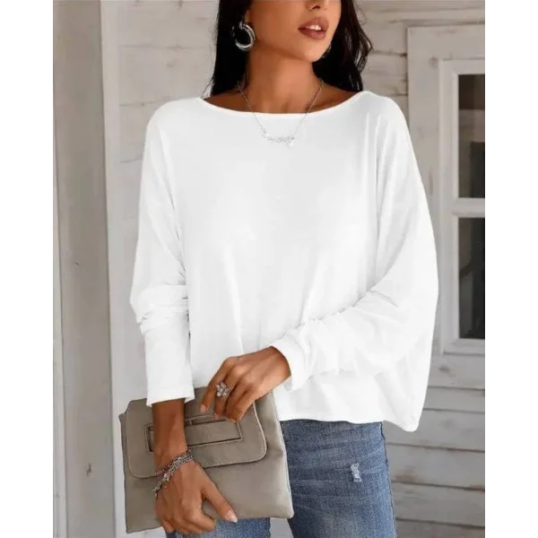 Kadın ırt Tekolteli Inci Detay Fırsat ürün Bluz