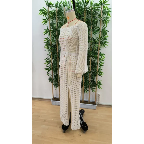 Kadın Ispanyol Kollu Triko Tam Boy Pareo