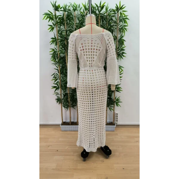 Kadın Ispanyol Kollu Triko Tam Boy Pareo