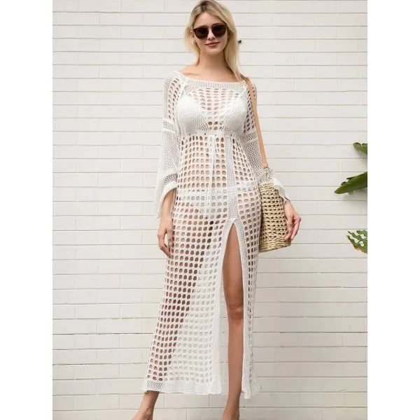 Kadın Ispanyol Kollu Triko Tam Boy Pareo