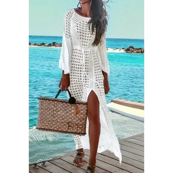 Kadın Ispanyol Kollu Triko Tam Boy Pareo