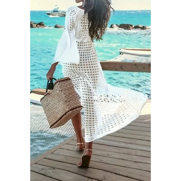 Kadın Ispanyol Kollu Triko Tam Boy Pareo