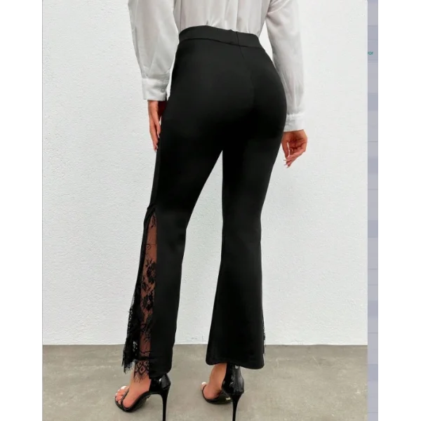 Kadın Ispanyol Paçadantel Detay Dalgıç Tayt