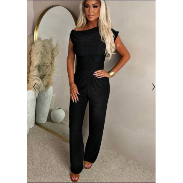 Kadın Ital Piliseli Kumaş Takım