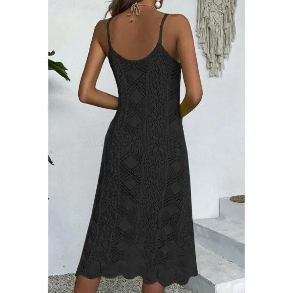 Kadın Kalın Askılı Triko Elbise