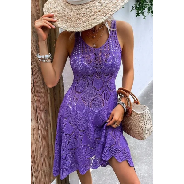 Kadın Kalın Askılı Triko Elbise