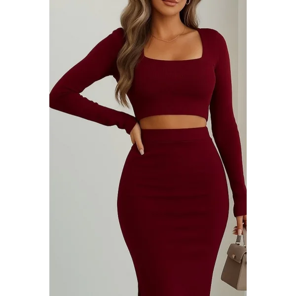 Kadın Kaşkorse Kumaş İkili Takım