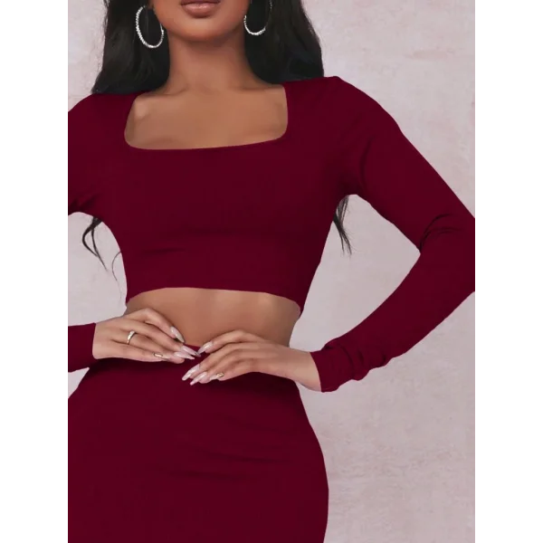 Kadın Kaşkorse Kumaş İkili Takım