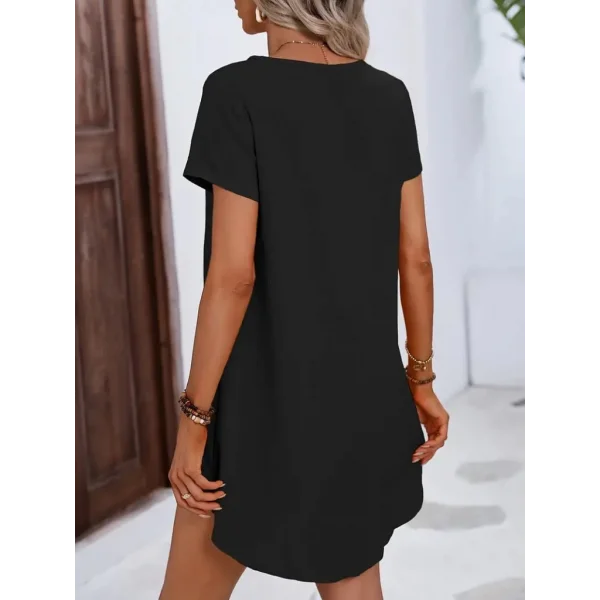 Kadın Kısa Kollu Asimetrik Kesim Bürümcük Bluz Ve şort Ikili Takım