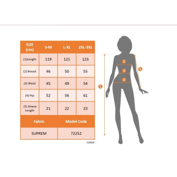Kadın Kısa Kollu Bisiklet Yaka Desenli Belden Bağlamalı Yandan Yırtmaçlı Süprem Elbise