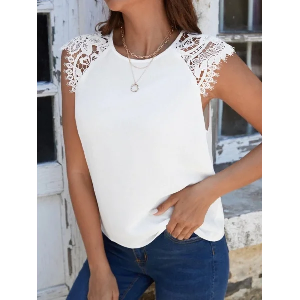 Kadın Kısa Kollu Bisiklet Yaka Ithal Krep Bluz