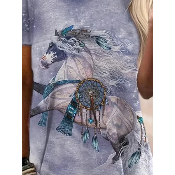 Kadın Kısa Kollu Bisiklet Yaka Salaş Süprem Bluz