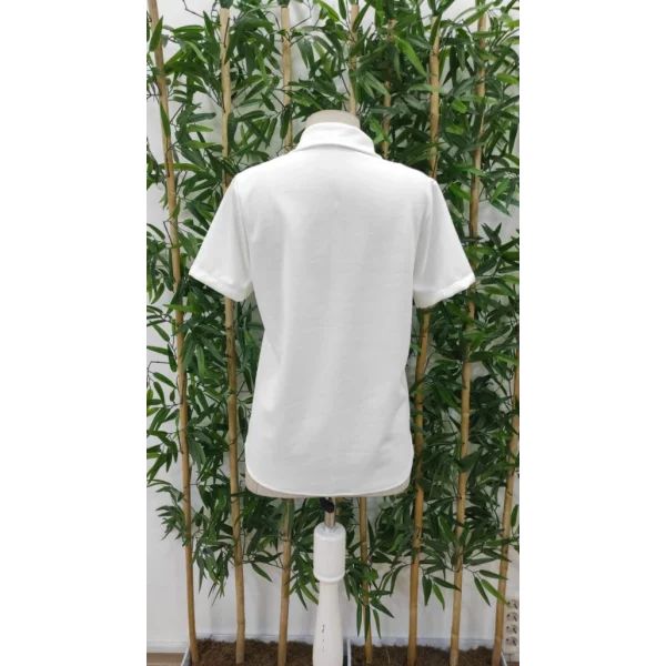 Kadın Kısa Kollu Ceket Yaka önü Fermuarlı Cep Detay Kısa Kol Ithal Krep Bluz