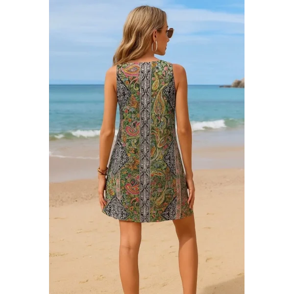 Kadın Kısa Kollu Dantel V Yakalı Desenli Süprem Elbise