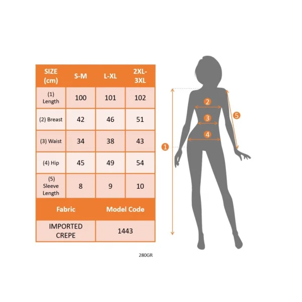 Kadın Kısa Kollu Kruvaze Yaka Beli Kuşaklı Blok Desenli Ithal Krep Elbise