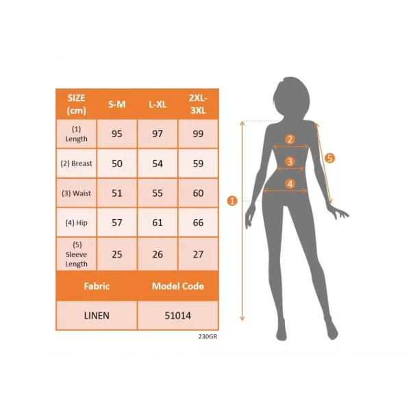 Kadın Kısa Kollu önden Düğmeli Ithal Keten Elbise
