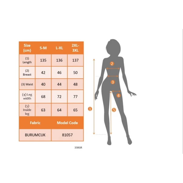 Kadın Kısa Kollu önden Düğmeli Paçaya Doğru Geniş Cepli Uzun Bürümcük Tulum