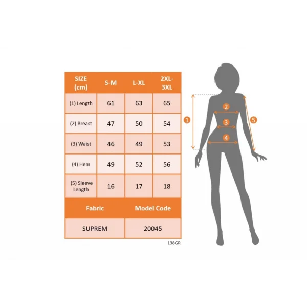 Kadın Kısa Kollu Renkli Kalp Baskılı Süprem Tshirt