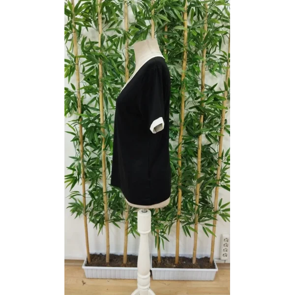 Kadın Kısa Kollu V Yakalı Viskon Bluz