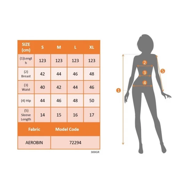 Kadın Kısa Kollu Yuvarlak Yaka Belden Bağcıklı önden Yırtmaçlı Aerobin Elbise