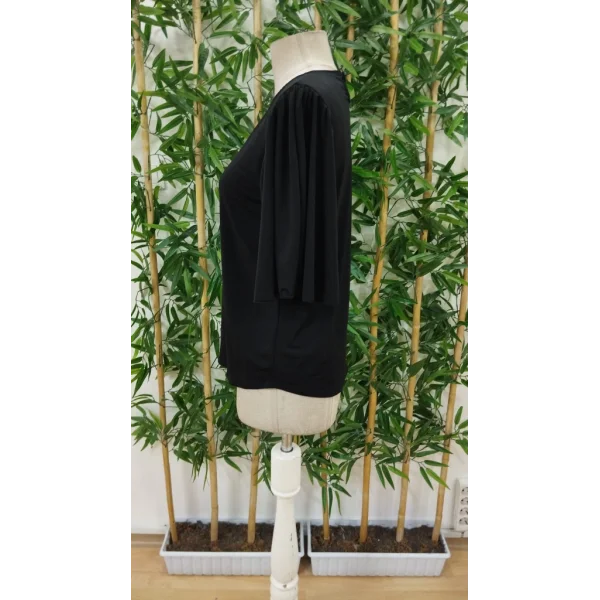 Kadın Kısa Kollu Yuvarlak Yaka Sandy Bluz