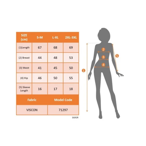 Kadın Kısa Kollu Yuvarlak Yaka Yandan Düğmeli Viskon Bluz