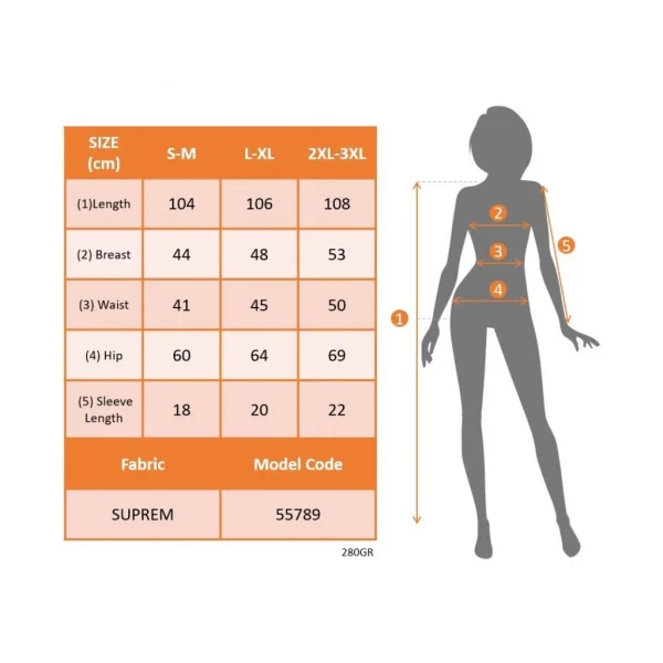 Kadın Kısa Yarasa Kollu Yuvarlak Yaka Beli Büzgülü Süprem Elbise