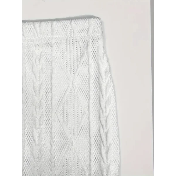 Kadın Kolsuz Mini Erer Crop Ikili Triko Takım