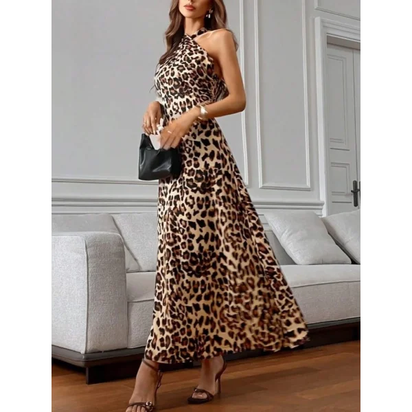 Kadın Omuzlardan Açık Boyundan çapraz Bağlama Detaylı Süprem Elbise