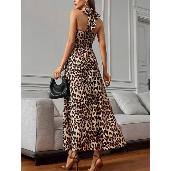 Kadın Omuzlardan Açık Boyundan çapraz Bağlama Detaylı Süprem Elbise