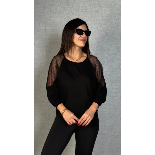 Kadın Omuzları File Detay Fakir Kol Bluz