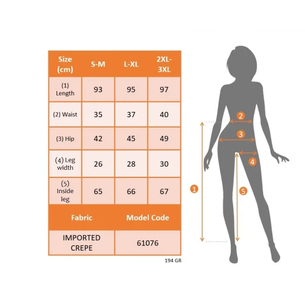 Kadın önden Yırtmaçlı Yüksek Bel Ithal Krep Pantolon