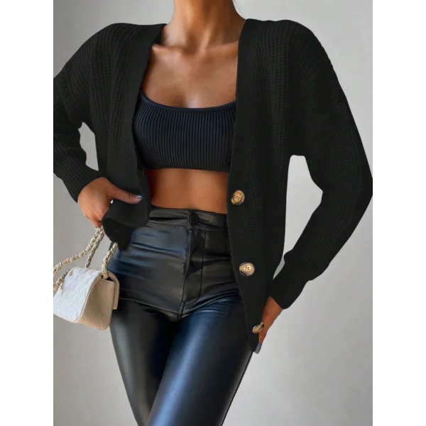 Kadın önü Düğmelitriko Hırka