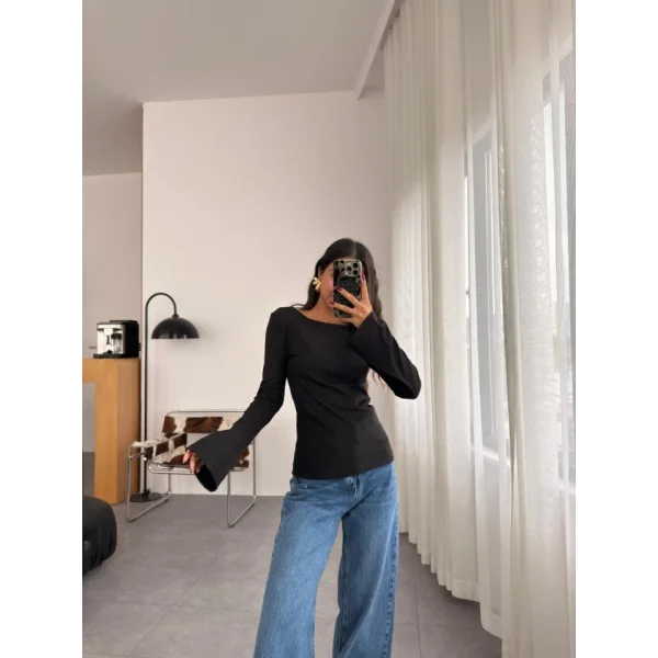 Kadın Raporlu Kaşkorse Ispanyol Kol Uzun Body