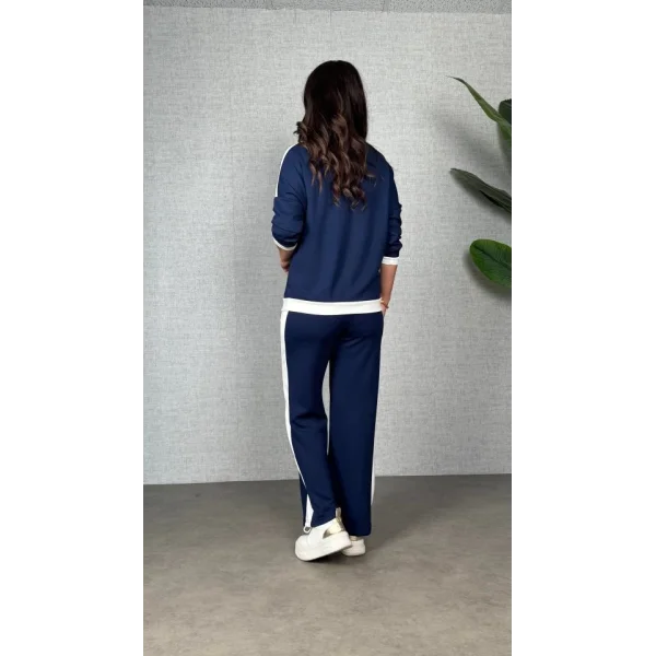 Kadın şerit Detay Modal Kumaş Ikili Takım