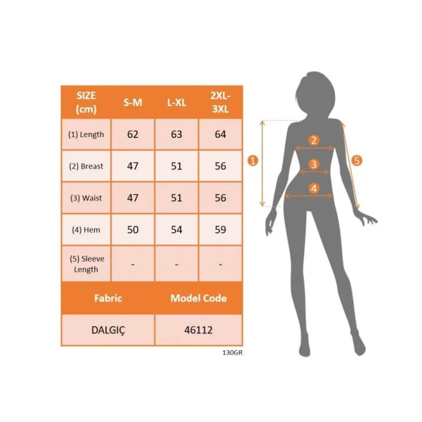 Kadın Sıfır Kollu V Yakalı Desenli Dalgıç Bluz