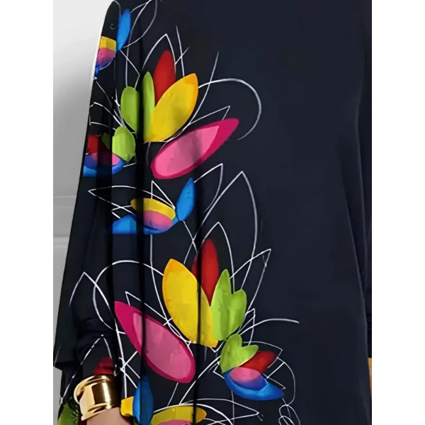 Kadın Uzun Kollu Balıkçı Yaka Asimetrik Kesim Mikro Bluz