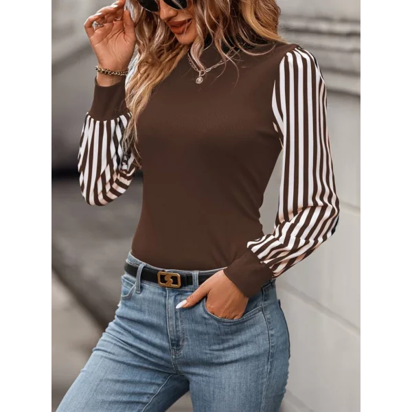 Kadın Uzun Kollu Balıkçı Yaka Bürümcük Bluz