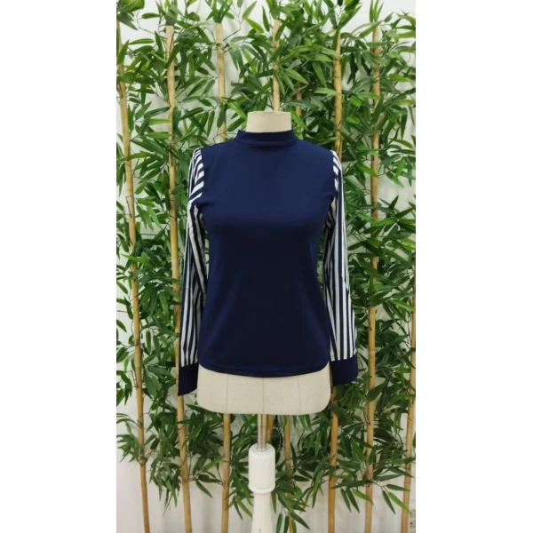 Kadın Uzun Kollu Balıkçı Yaka Bürümcük Bluz