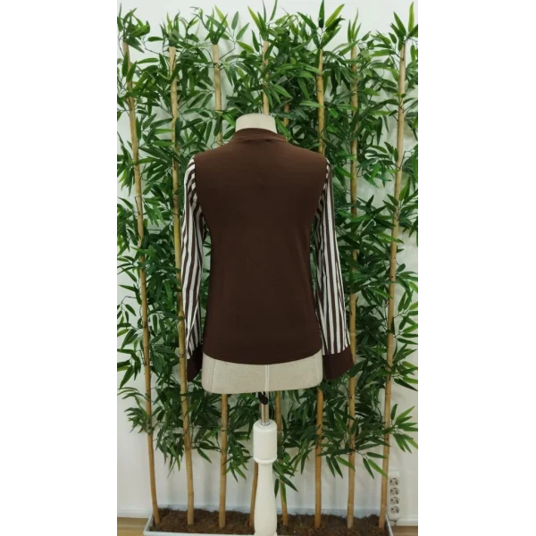 Kadın Uzun Kollu Balıkçı Yaka Bürümcük Bluz