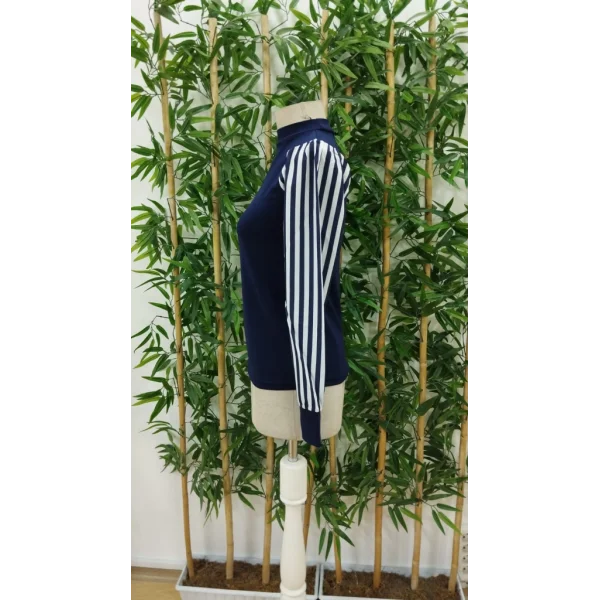 Kadın Uzun Kollu Balıkçı Yaka Bürümcük Bluz