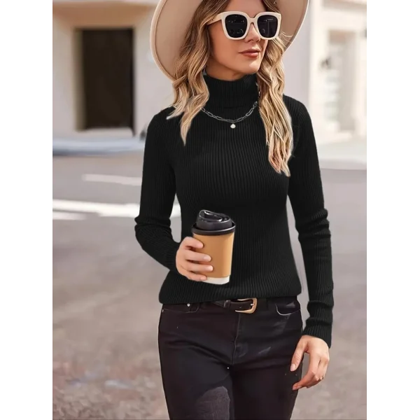 Kadın Uzun Kollu Balıkçı Yaka Kaşkorse Bluz