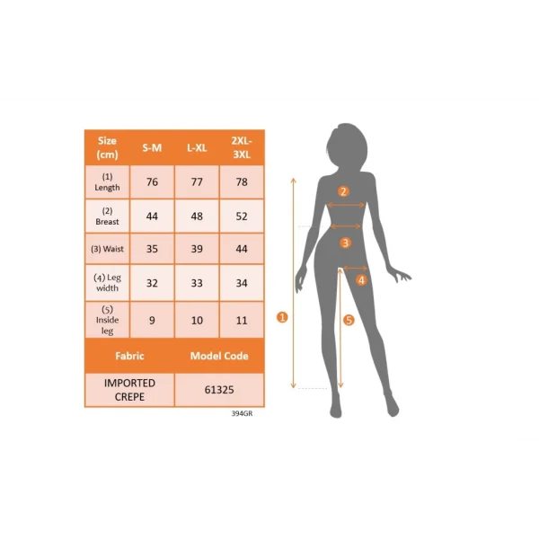 Kadın Uzun Kollu Balıkçı Yaka Püsküllü Kuşaklı Ithal Krep Tulum