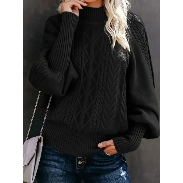 Kadın Uzun Kollu Balıkçı Yaka Triko Kazak